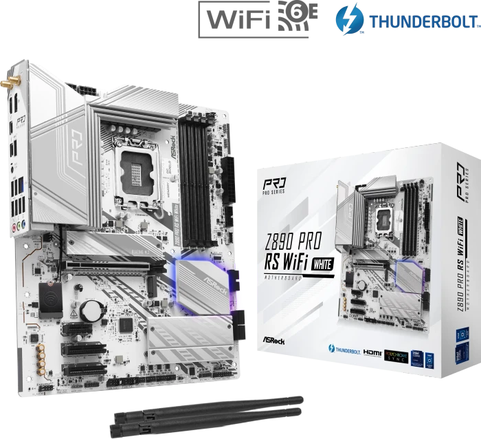 ASRock Z890 Pro RS WiFi White (Intel 1851)