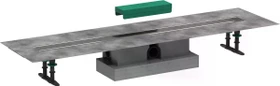 Hansgrohe RainDrain uBox universal Grundkörper Komplett-Set, Kunststoff/edelstahl