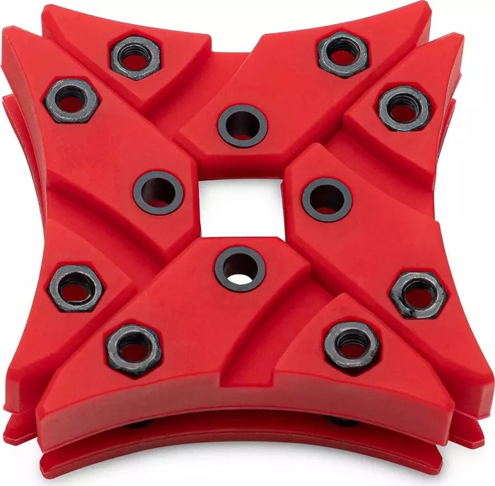 EK Water Blocks EK-Vardar X3M Damper Pack rot, Vibrationsdämpfer
