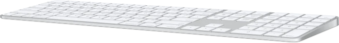 Apple Magic Keyboard mit Touch ID und Ziffernblock für Mac mit Apple Chip (USB-C), weiß/silber, USB/Bluetooth, DE