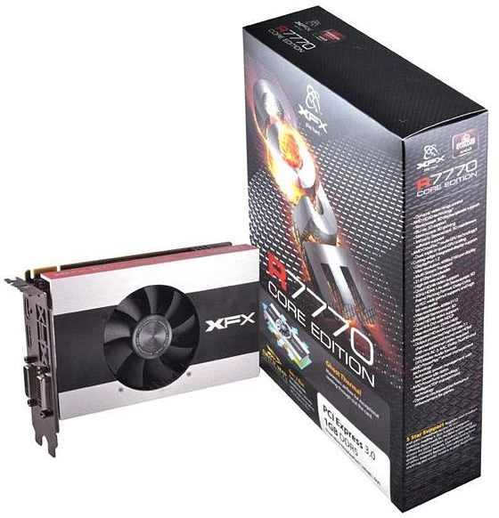 XFX Radeon HD 7770 GHz Edition, 1GB GDDR5, 2x DVI, HDMI, DP