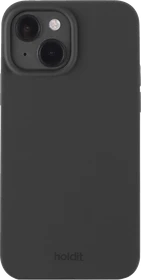 Holdit Silicone Case für Apple iPhone 15 schwarz