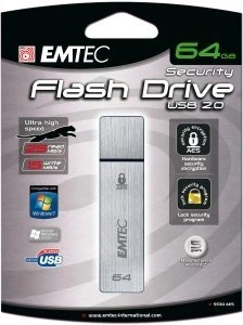 Emtec S530 AES 64GB, USB-A, USB 2.0