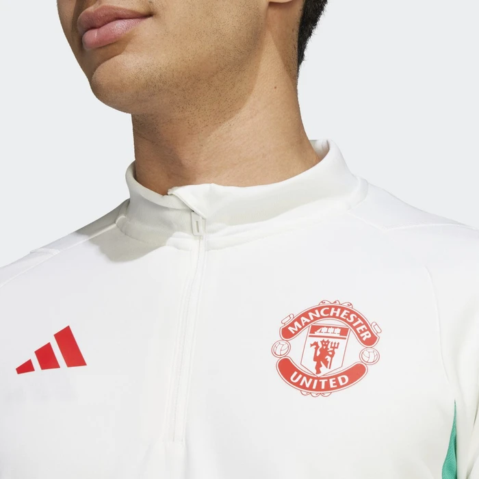 adidas Manchester United Tiro 23 Funktionsshirt langarm core white (Herren)