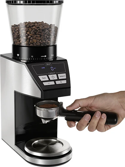 Melitta Calibra Kaffeemühle mit integrierter Waage