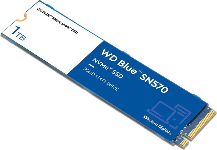Western Digital WD Blue SN570 NVMe SSD 1TB, M.2 2280 / M-Key / PCIe 3.0 x4