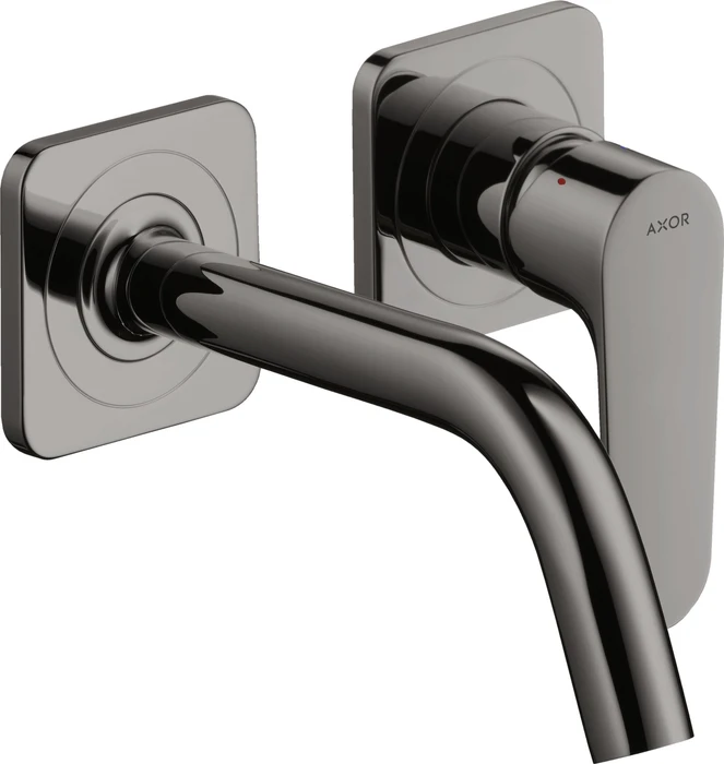 Hansgrohe Axor Citterio M Waschbeckenarmatur 167mm polished black chrome