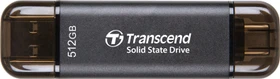 Transcend ESD310C 512GB Black, USB-A + USB-C, USB 3.2 Gen 2×1