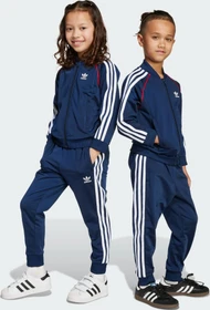 adidas Adicolor SST Trainingsanzug night indigo/white/better scarlet (Junior)