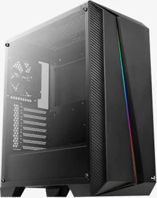 AeroCool Cylon Pro, schwarz, Glasfenster