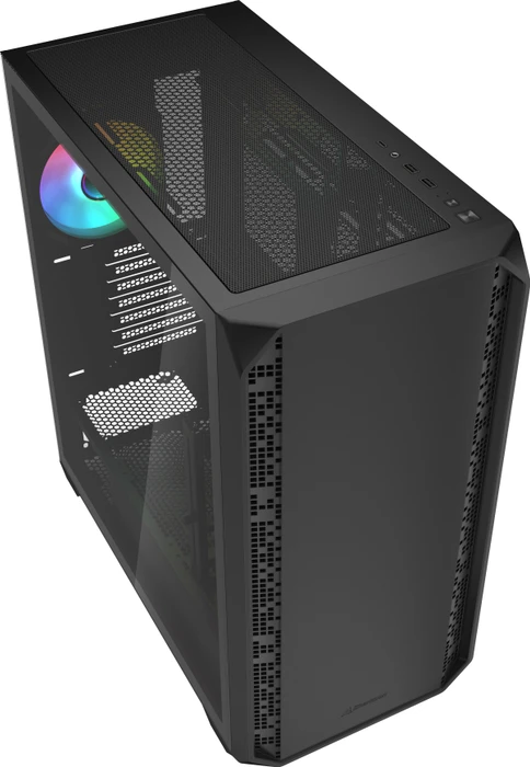 Sharkoon AK2 RGB Black, Glasfenster