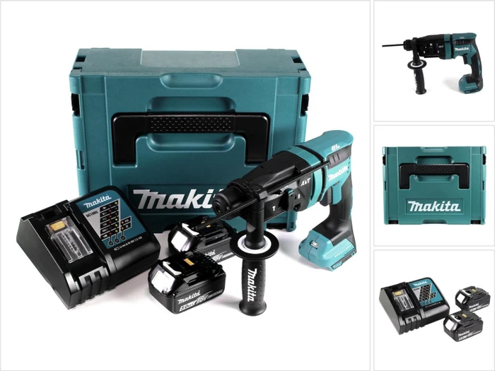 Makita DHR182RTJ Akku-Bohr-/Meißelhammer inkl. MAKPAC + Akku 5.0Ah