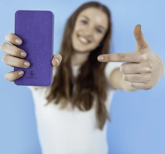 Hama Power Pack Fabric 10 10000mAh Paisley Purple