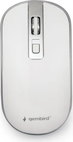 Gembird Wireless Optical Mouse 4B-06 weiß/silber, USB (MUSW-4B-06-WS)