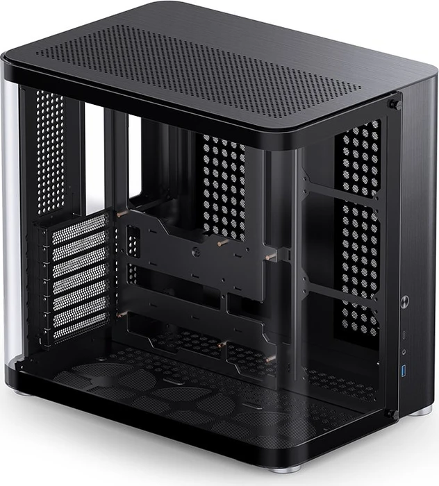 Jonsbo TK-2 2.0 Black, Glasfenster