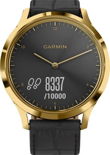 Garmin vivomove HR Premium Aktivitäts-Tracker gold/schwarz