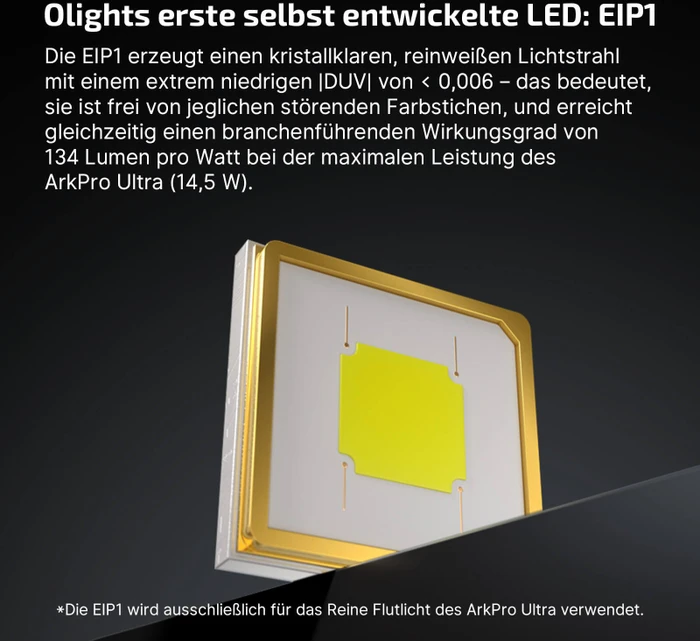 OLight ArkPro EDC Ultra Taschenlampe onyx