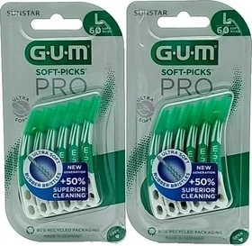 Sunstar Gum Soft-Picks Pro Interdentalbürste large, 60 Stück