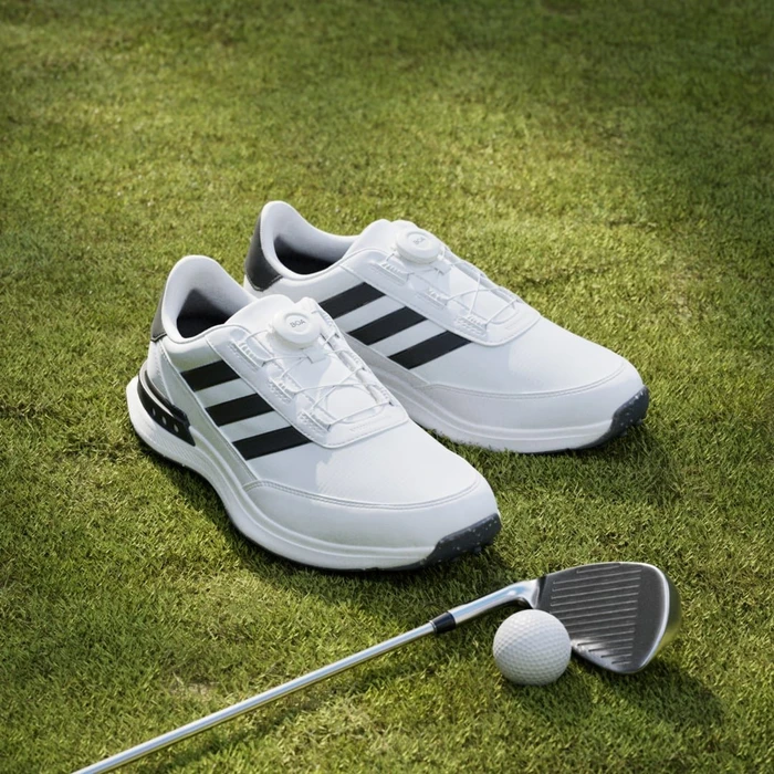 adidas S2G Spikeless BOA 24 Wide cloud white/core black (Herren)