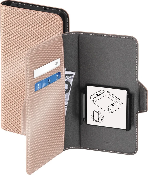 Hama Booklet Smart Move Metallic XL rosegold