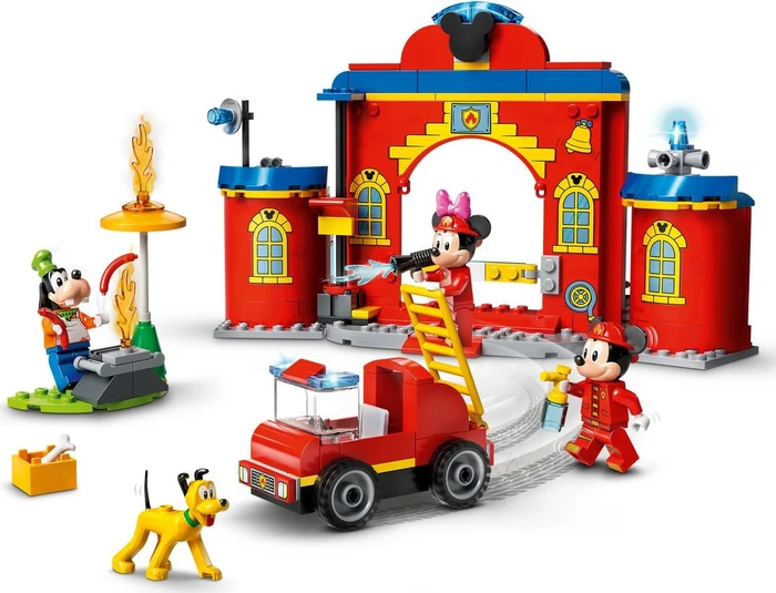 LEGO Disney Mickey and Friends - Mickys Feuerwehrstation und Feuerwehrauto