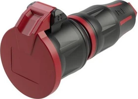 PCE Schutzkontaktkupplung KD fb SH LED IP54 rot Serie TopTaurus2