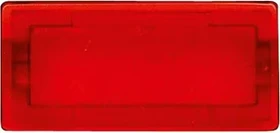 Merten System M Symbole rechteckig neutral, rot/transparent