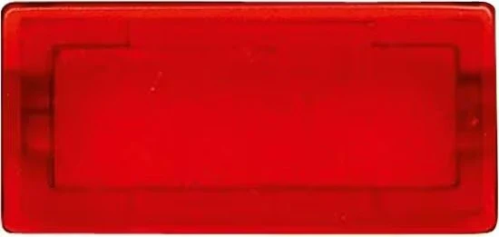 Merten System M Symbole rechteckig neutral, rot/transparent