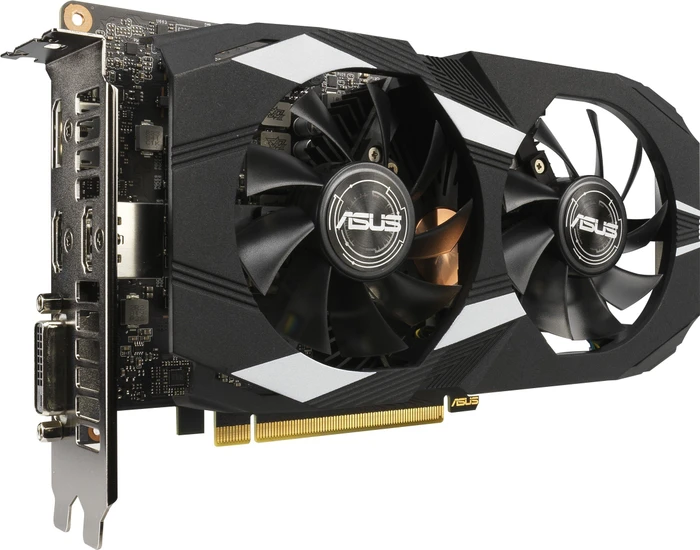 ASUS Dual GeForce GTX 1660 Ti OC, DUAL-GTX1660TI-O6G, 6GB GDDR6, DVI, 2x HDMI, DP