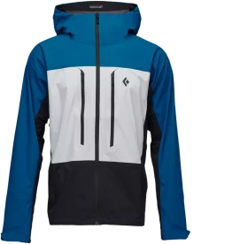 Black Diamond Dawn Patrol Hybrid Shell Funktionsjacke kingfisher/white/black (Herren)