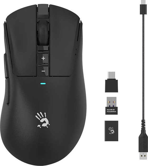 A4Tech Bloody R73 Ultra Wireless Gaming Mouse, schwarz, USB