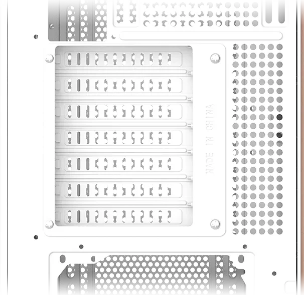 Thermaltake S370 WS Snow, weiß/braun, Glasfenster