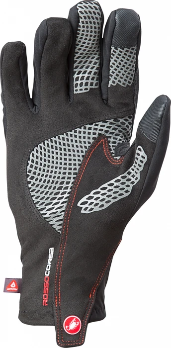 Castelli Spettacolo RoS Fahrradhandschuhe schwarz/rot (Herren)