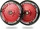Root Industries HoneyCore Rollen 120mm schwarz/rot (9350759038016)