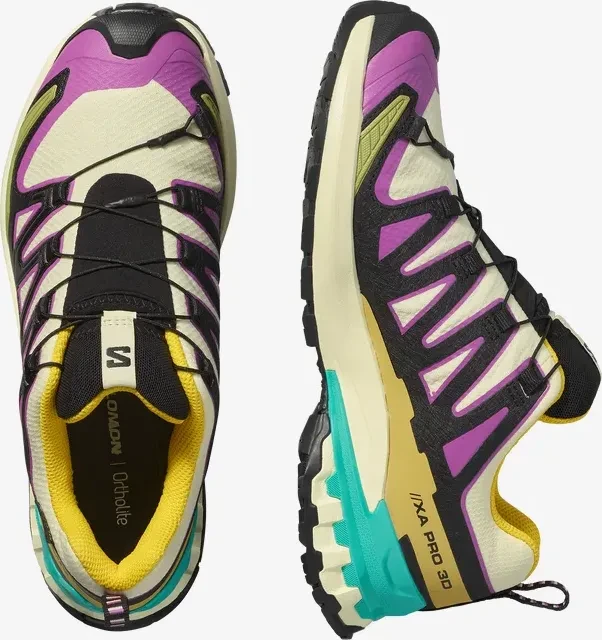 Salomon XA Pro 3D V9 GTX transparent yellow/black/waterfall (Damen)