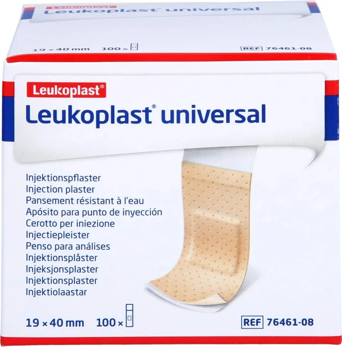 BSN medical Leukoplast Universal Injektionspflaster, 1.9 x 4cm, 100 Stück
