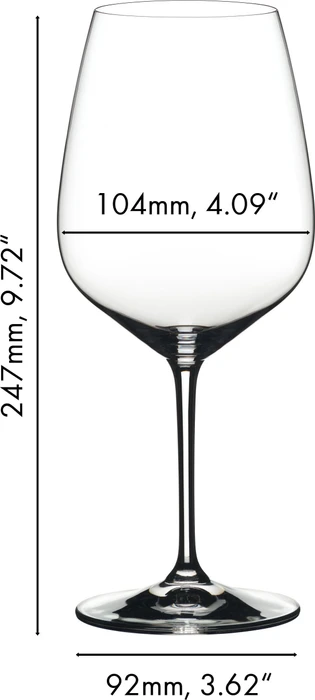 Riedel Heart to Heart Cabernet Sauvignon Glas, 4 Stück