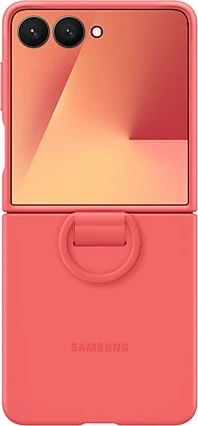 Samsung Silicone Ring Case für Galaxy Z Flip7 rot