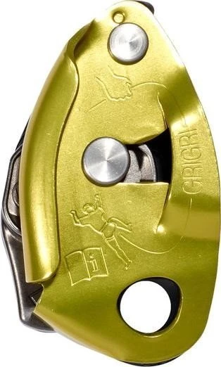 Petzl GriGri 2 halbautomatisches Sicherungsgerät gelb
