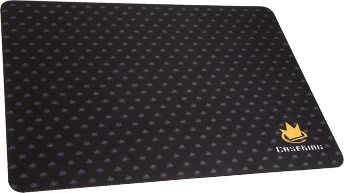 Caseking Gaming Mauspad mit Krone, Revision 2, 350x252mm, blau/schwarz