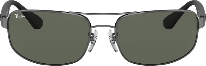 Ray-Ban RB3445 64mm gunmetal-black/green