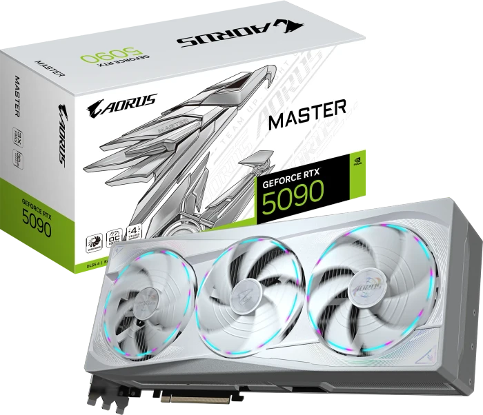 GIGABYTE AORUS GeForce RTX 5090 Master ICE 32G, 32GB GDDR7, HDMI, 3x DP