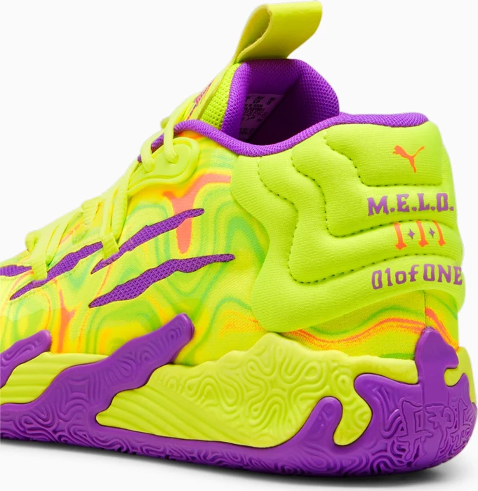 Puma MB.03 Spark safety yellow/purple glimmer