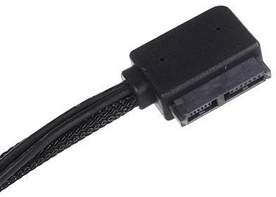 SilverStone schwarz, SlimLine schwarz, SATA