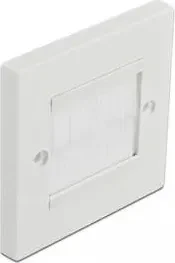 DeLOCK Kabelmanagement Abdeckblende mit Bürstenstreifen, 86x86mm