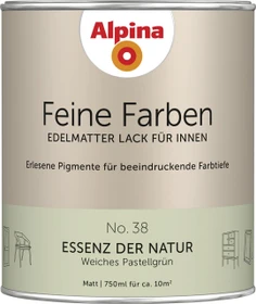 Alpina Farben Feine Farben Lack No. 38 Essenz der Natur innen pastellgrün edelmatt, 750ml