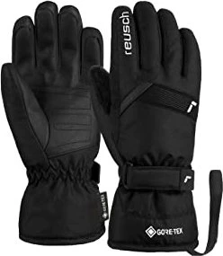 Reusch Flash Gore-Tex Skihandschuhe schwarz/weiß (Junior)