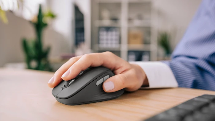 Logitech Signature Comfort M850 L for Business, Graphite, Logi Bolt, USB/Bluetooth