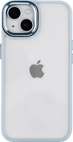 Hama Handyhülle Cam Protect für Apple iPhone 14 transparent\/blau