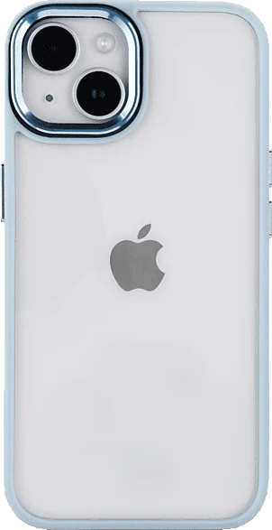 Hama Handyhülle Cam Protect für Apple iPhone 14 transparent\/blau